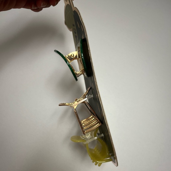 NWT ⚜️🥑⚜️ You guac! Avocado Hair Claw Clips set of 3 - Picture 9 of 14